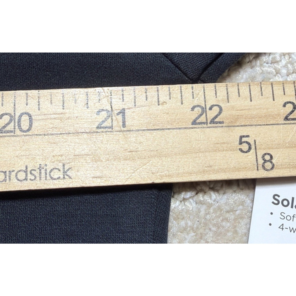 FLX Solace Mock Neck Top Womens S Mineral Black 4-Way Stretch Tunic WX43A124RS