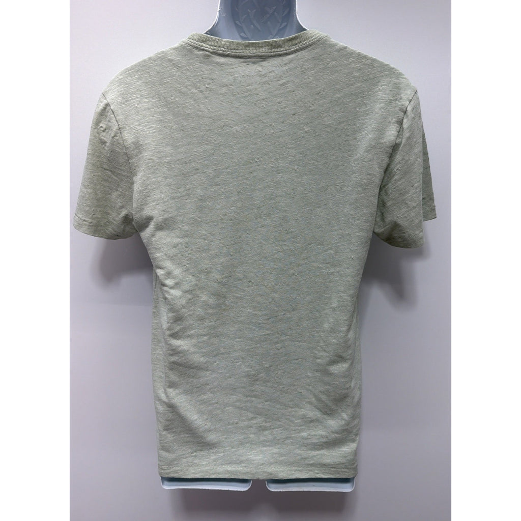 Lucky Brand Textured T Shirt Mens Size Small Green Short Sleeve California