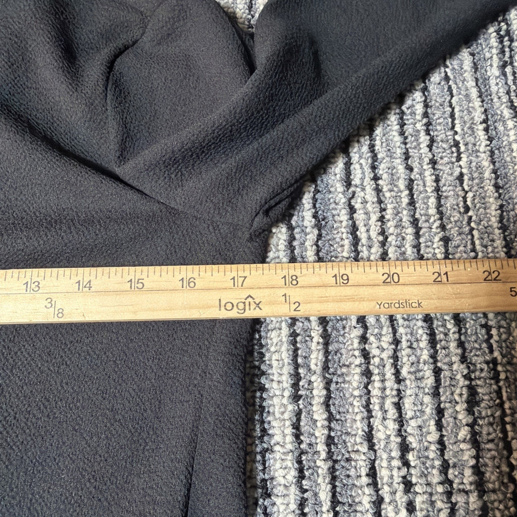 Divided H&M Women's Size 2 Black Long Sleeve Blouse Keyhole Neck Button New