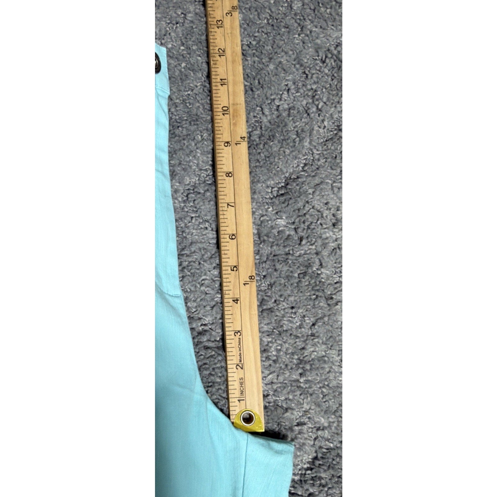 Vintage Christopher Banks Turquoise Aqua stretch trouser pants New Size 10 31x30