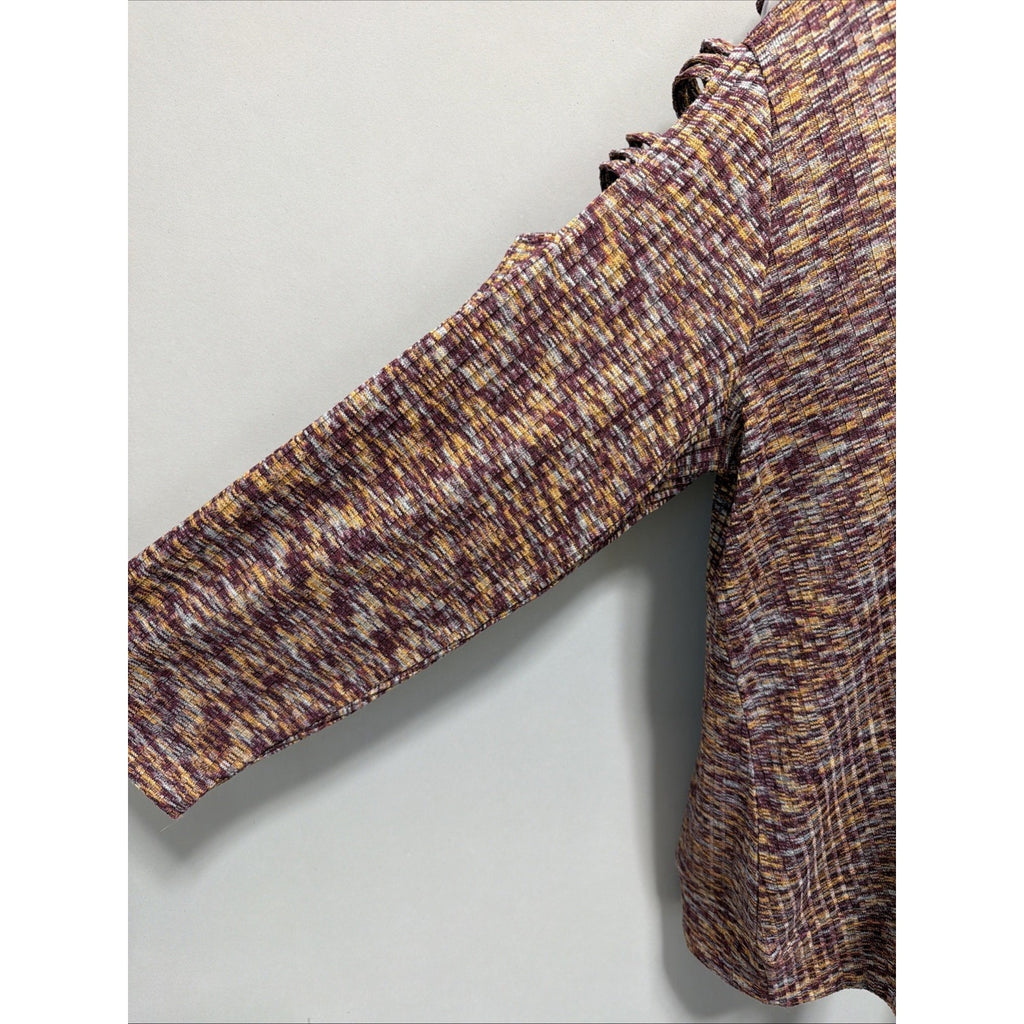 CATO Est. 1946, Pullover Sweater, Multicolor, Open Shoulder, Size 18-20W, New