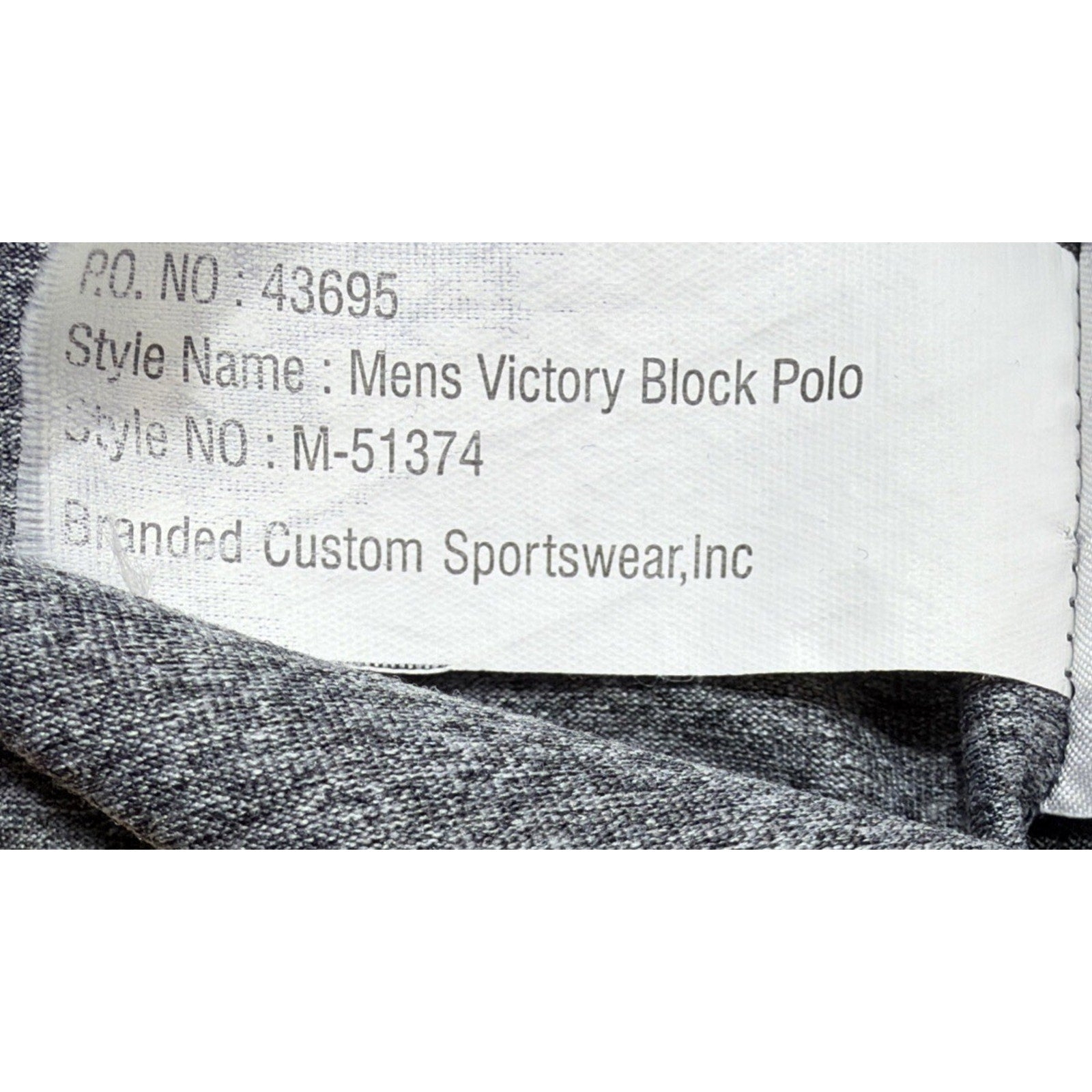 Nike Victory Block Dri Fit Gray Performance Golf Polo Shirt Mens S