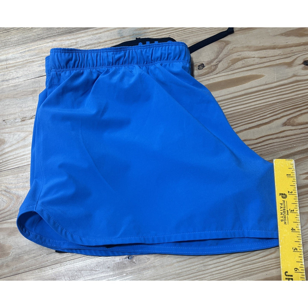 Nike Short Women Large Swoosh Dri Fit Lined Just Do it XL Phantom Run Gym Core