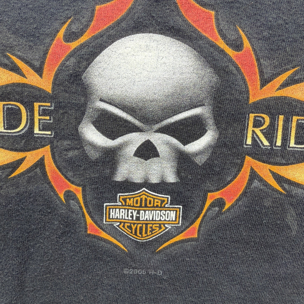 Vtg Harley Davidson Willie G Smithfield NC T-shirt size: S Black 2005 Made USA