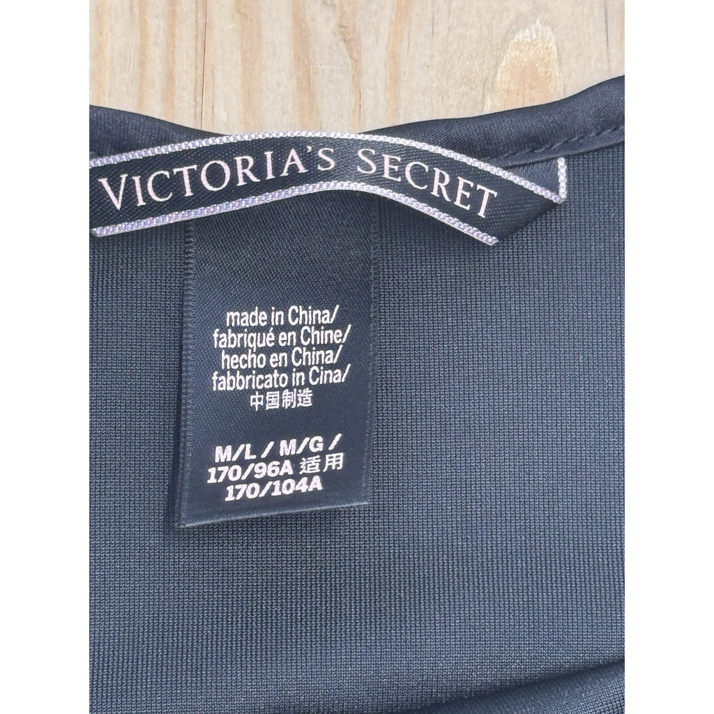 Victoria's Secret M/L Green Stretch Crushed Velvet Nightgown Slip Dress Lounge