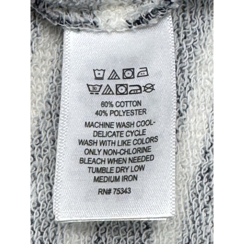 Dakini Skirt Size Women’s Medium Gray White Striped Pull-On Drawstring Short