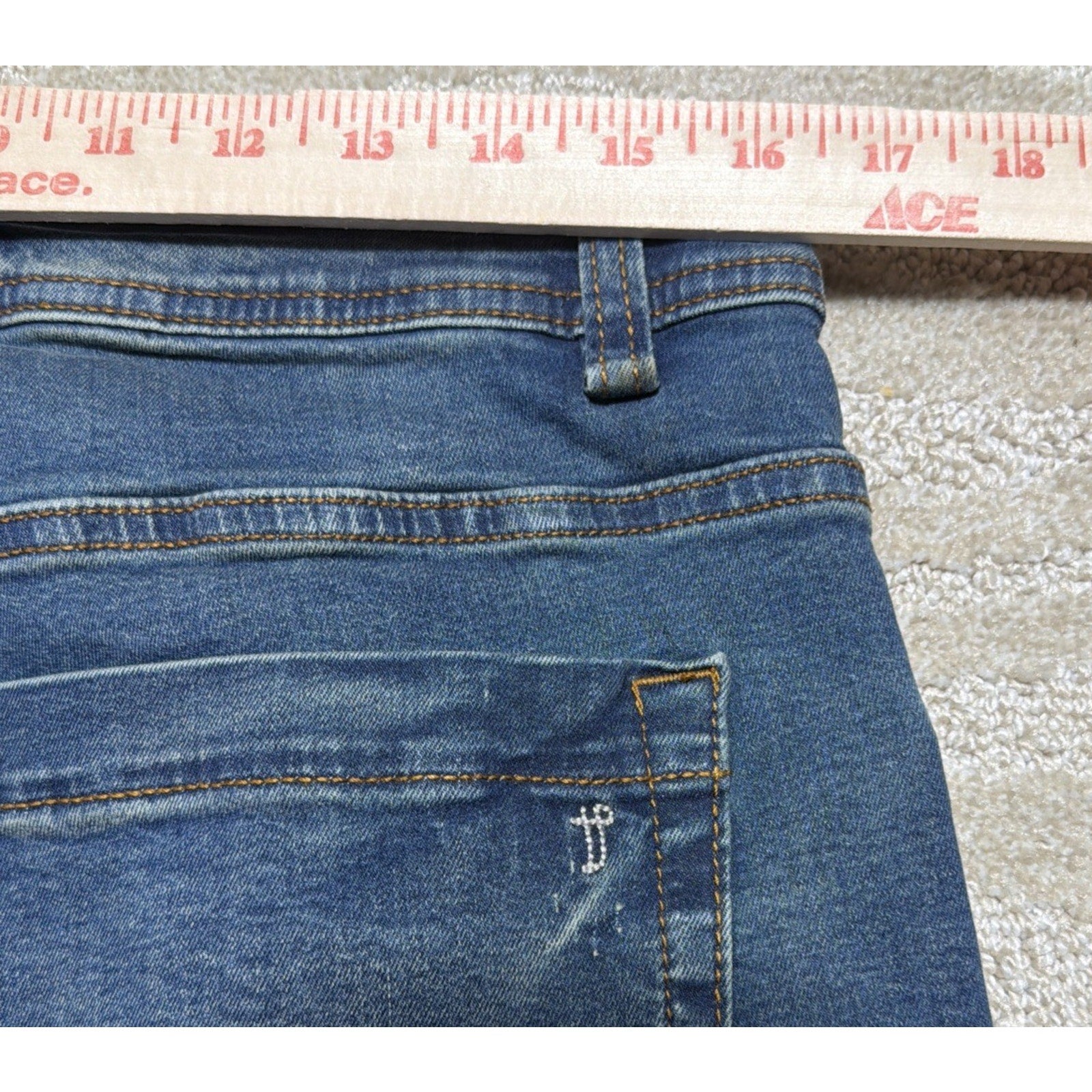 The Perfect Jean NYC Pants Mens 32x32 Blue Athletic Fit Stretch TPJ
