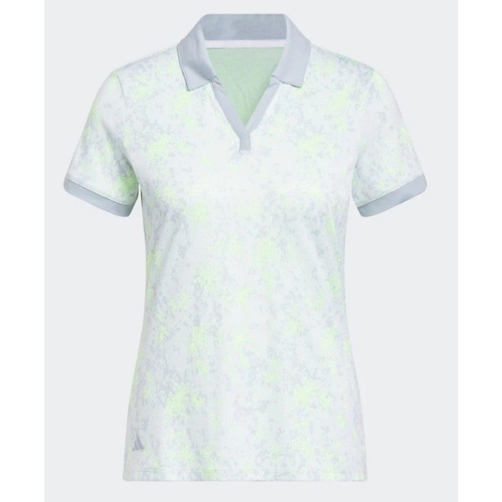 Adidas Women's Jacquard Golf Polo Shirt - White, Size Small New With Tags