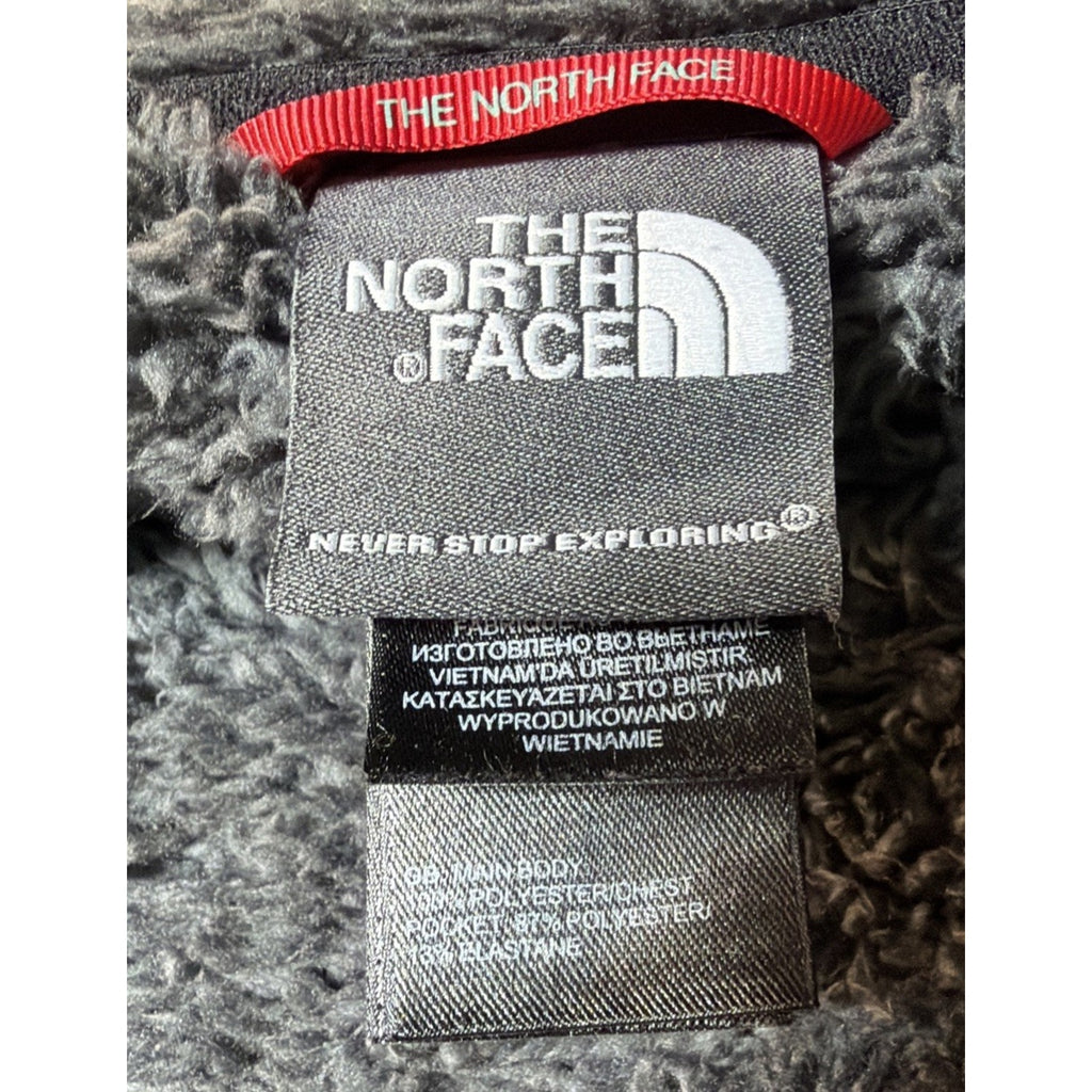 The North Face Chimborazo Full Zip Fleece Jacket Mens XL Gray Sherpa Lined