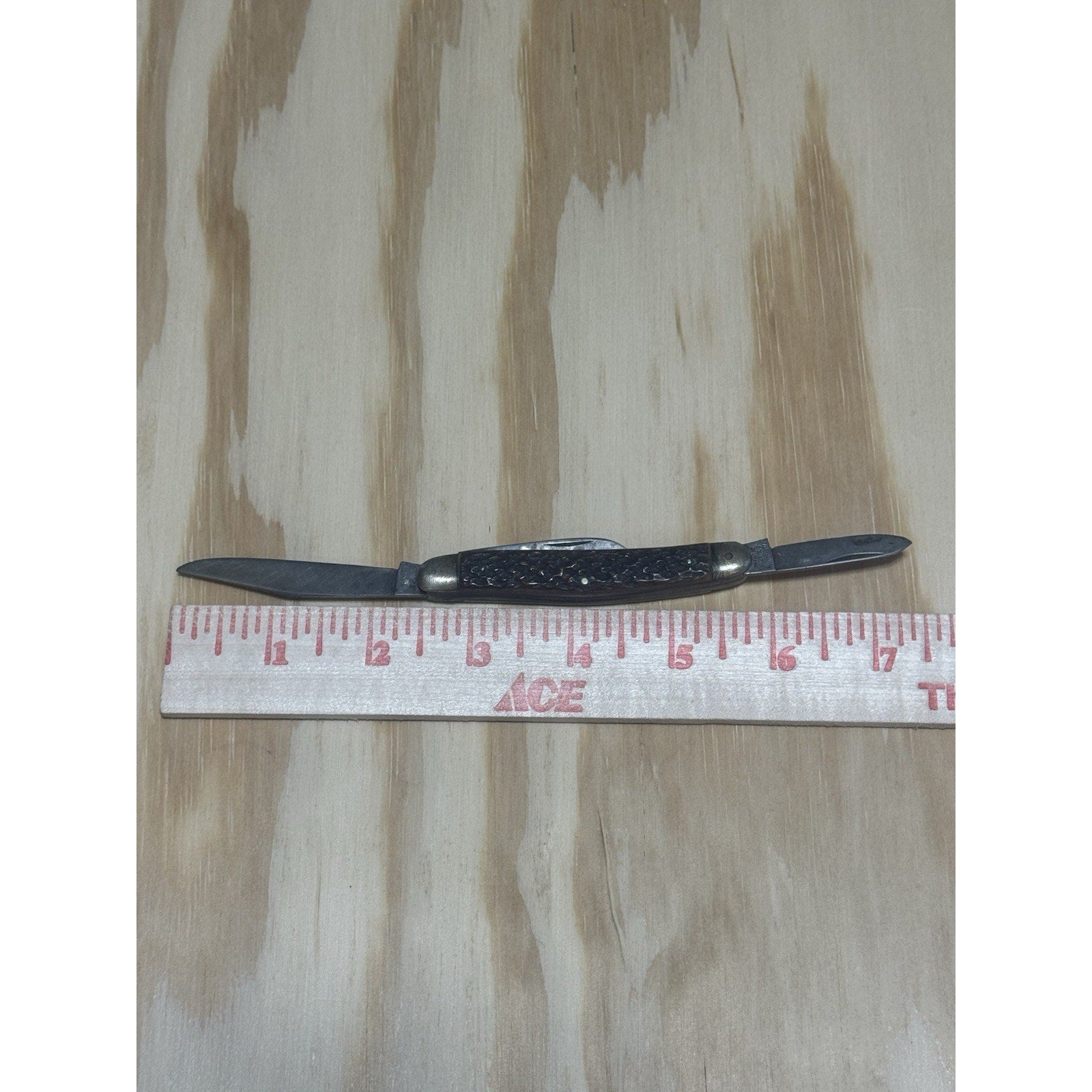 Carl Schlieper Eye Brand Knife Solingen Germany Stag 3 Blade Vintage Pocket Knif
