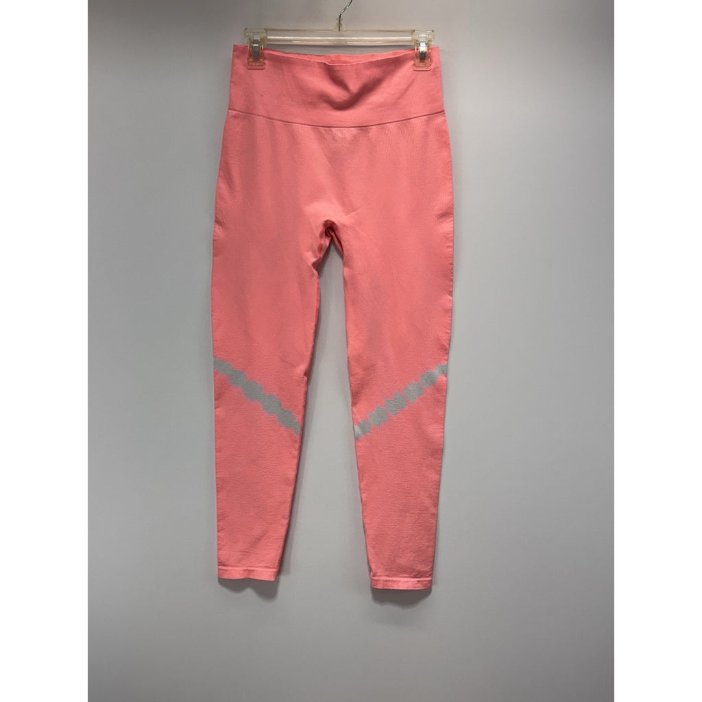 Victoria Secret Pink Cool & Comfy Peach Seamless Leggings Women’s Size Large