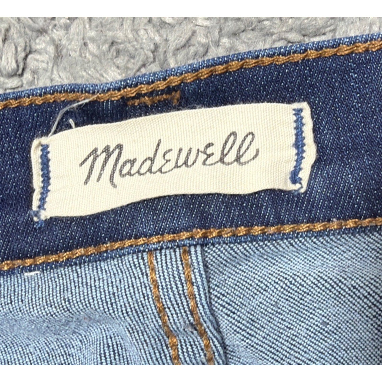 Madewell Jeans Womens 27 Blue Denim 9" High Rise Skinny Fit Casual