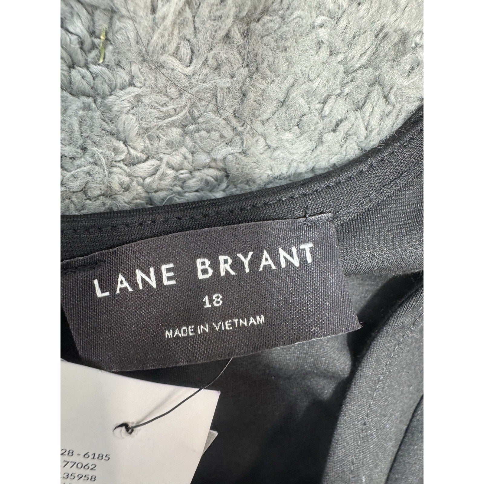 Lane Bryant NWT Womens Size 18 Black Wide Leg Jumpsuit Tie Waist V Neck $99