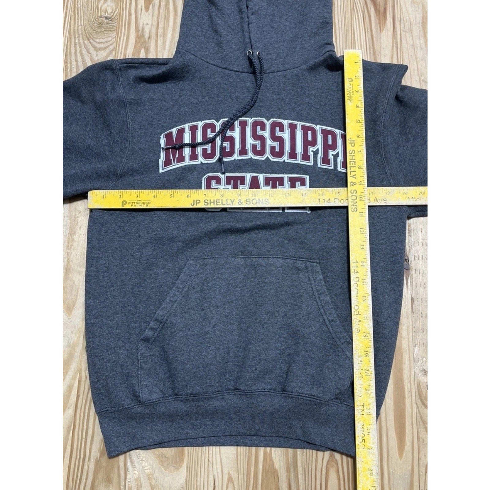 Champion Hoodie Mississippi State Bulldogs Small Gray / Maroon