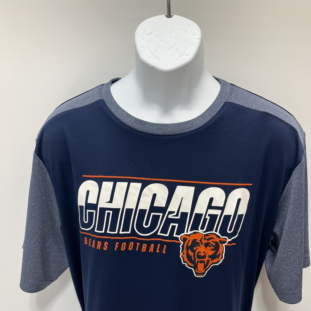 Chicago Bears NFL Football Logo Team Apparel Blue Athletic T-Shirt Men’s Size XL
