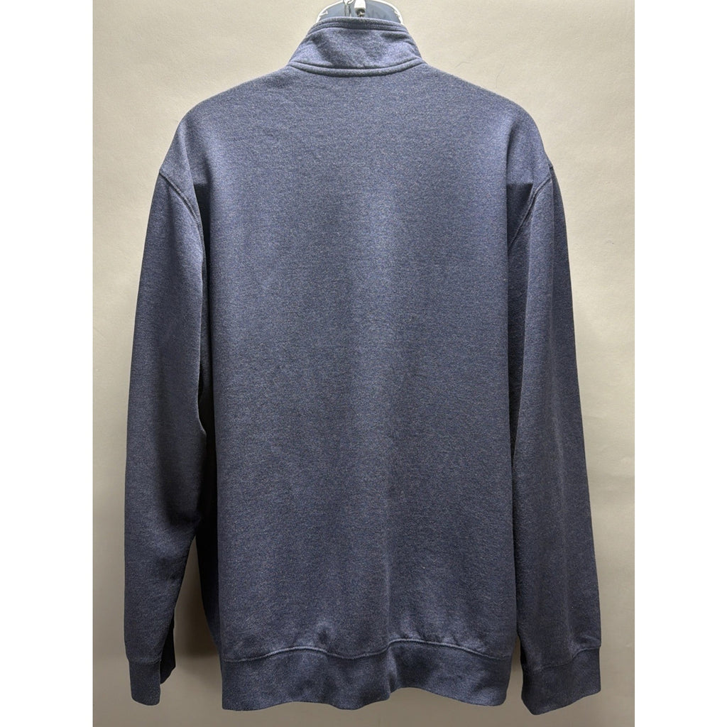 Men's Eddie Bauer Signature Super Soft Fleece Lined 1/4-Zip Size XL Blue