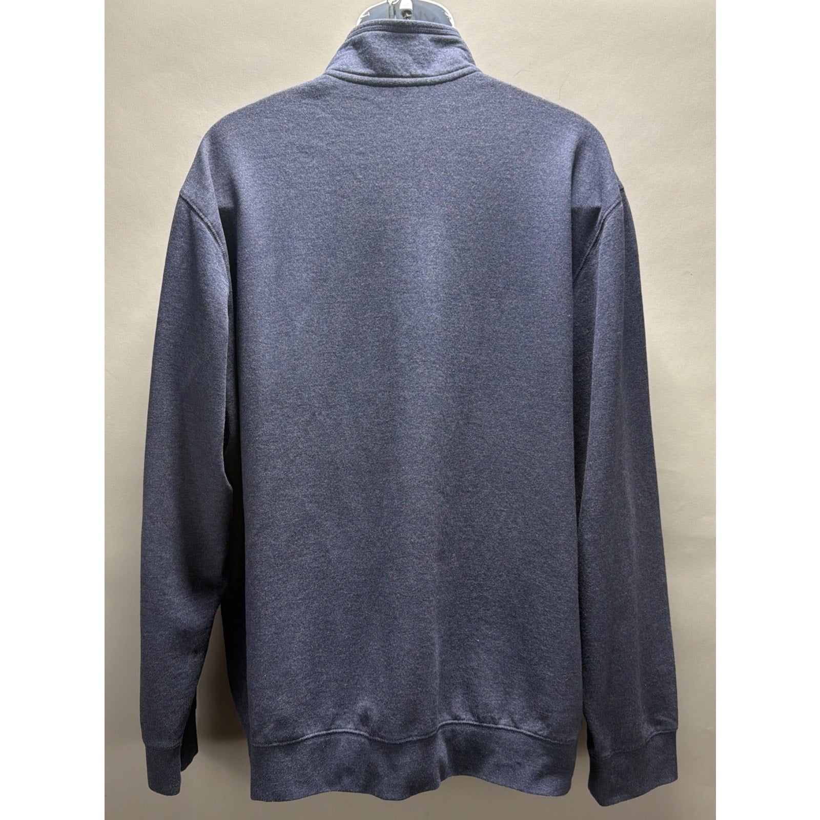 Men's Eddie Bauer Signature Super Soft Fleece Lined 1/4-Zip Size XL Blue