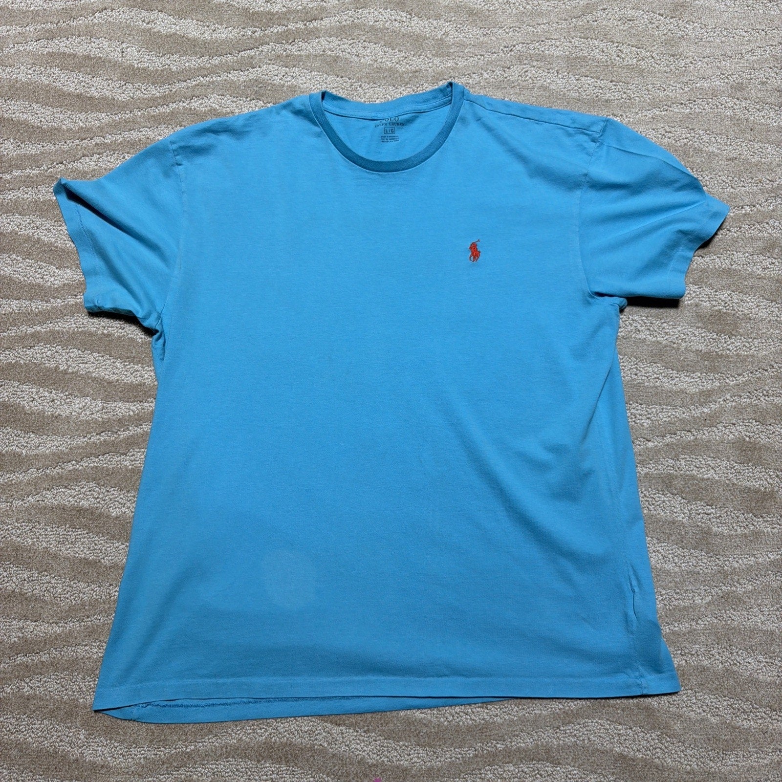 Polo Ralph Lauren Blue Shirt Mens Large