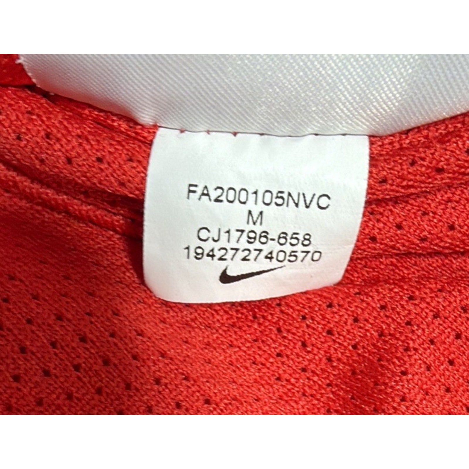 Nike University Red DRI-FIT Running Hooded Full Zip Activewear Lined Jacket M