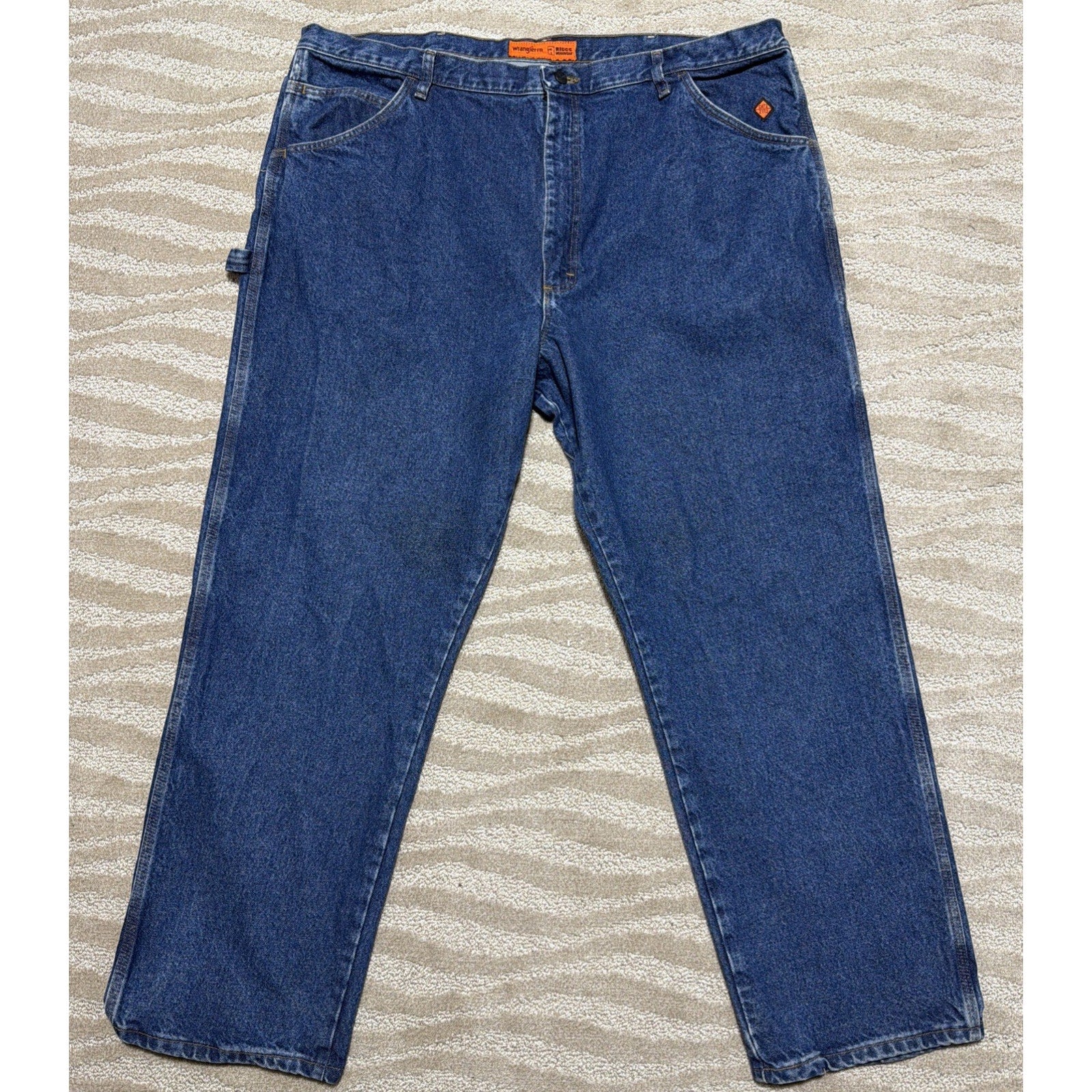Men's Fire Resistant Wrangler Riggs Work Wear Relaxed fit jeans size 46x32