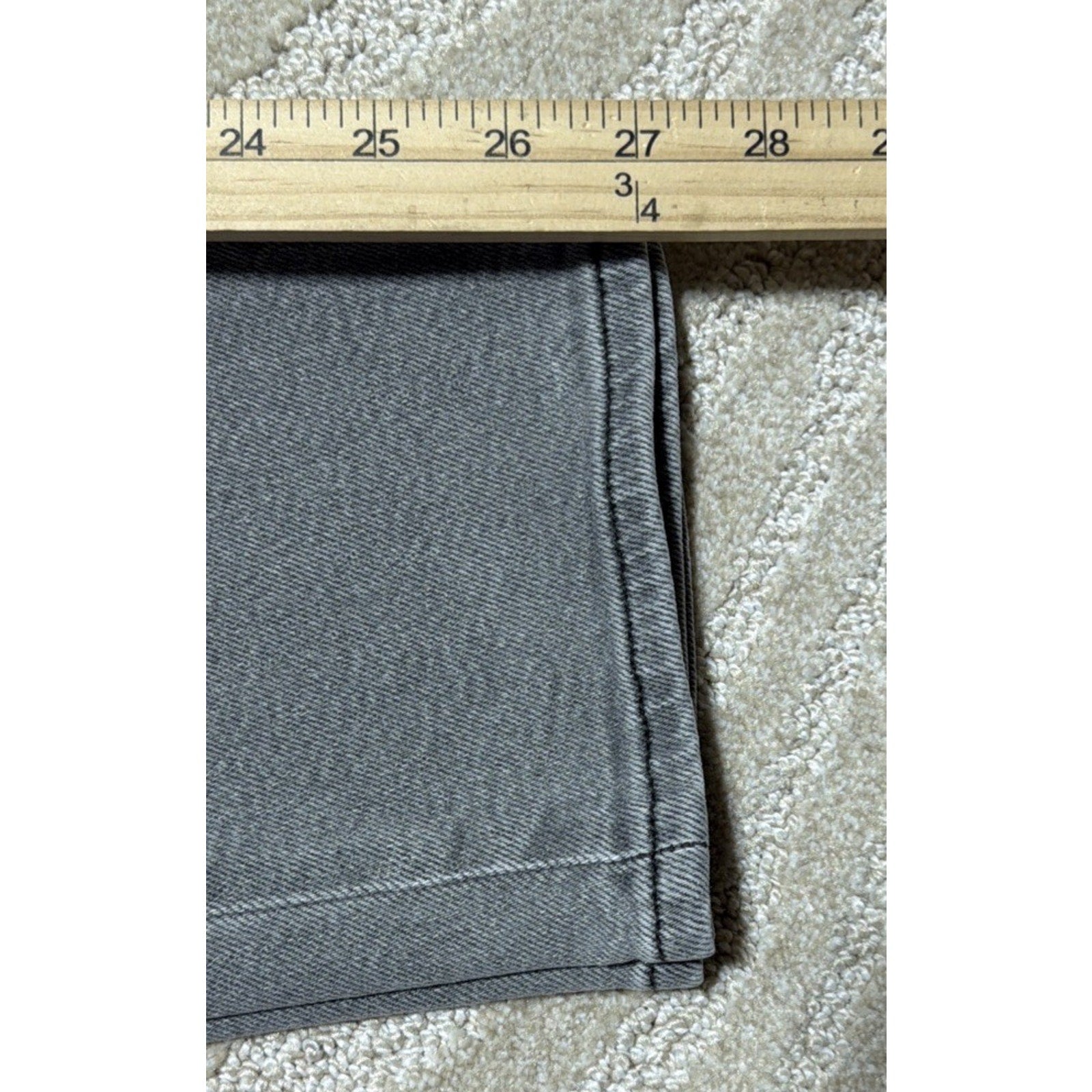 Levi's Women’s Jeans Wedgie Straight Size 26x27 Gray Denim Button Fly NWOT