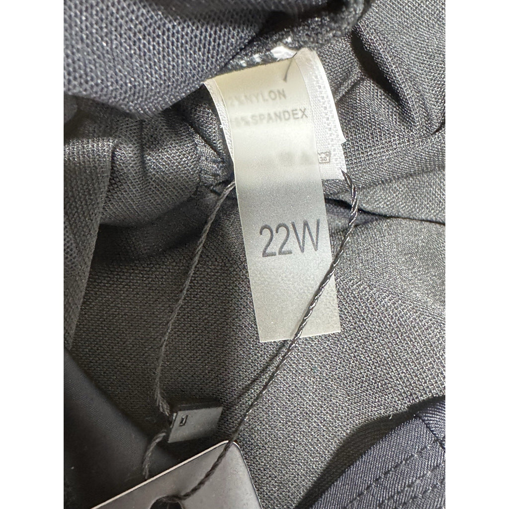 Tempt Me Plus Swim Suit Women’s Size 22W Halter Neckline One Piece Black New