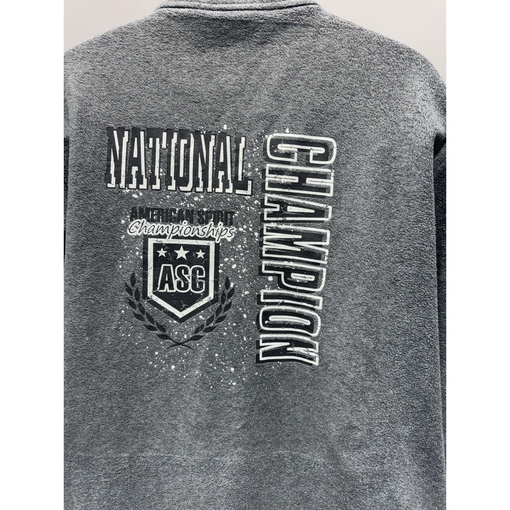 Harrington Gray ASC Championship Fleece Full Zip Jacket Men’s Size Large