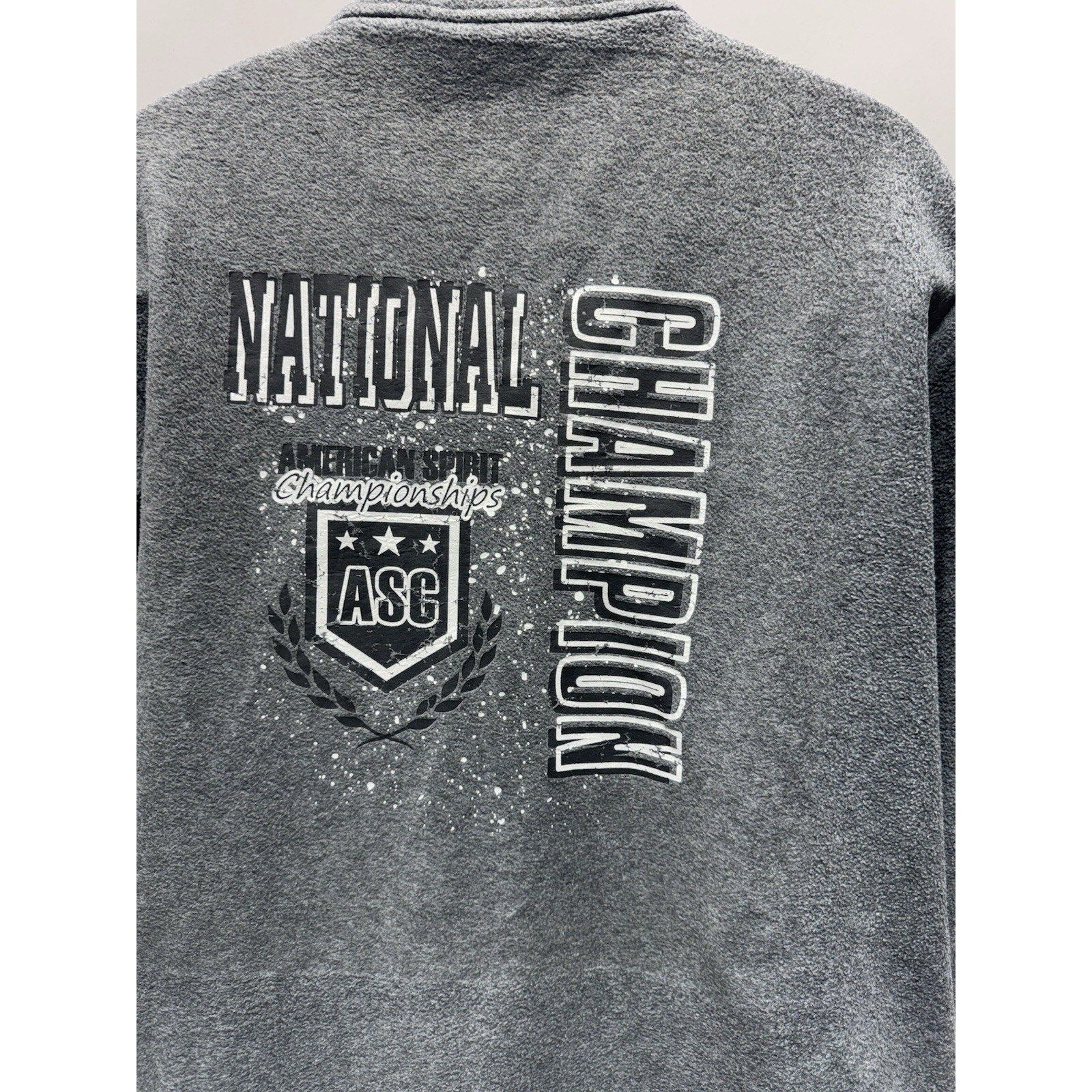 Harrington Gray ASC Championship Fleece Full Zip Jacket Men’s Size Large