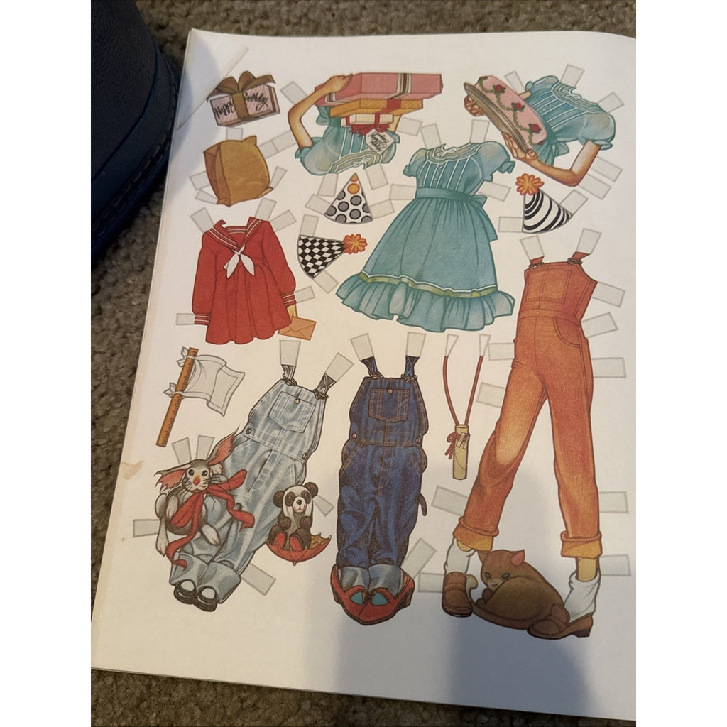 Vintage 1983 Cutting Up With Ramona Beverly Cleary Paper Dolls UNCUT Dell