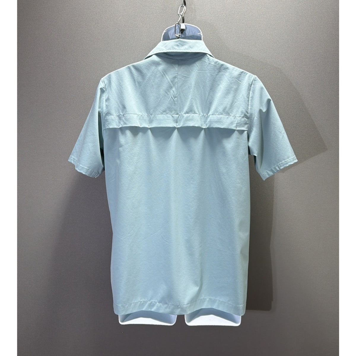 The North Face First Trail Short Sleeve UPf Shirt Blue Stretch Men’s Small