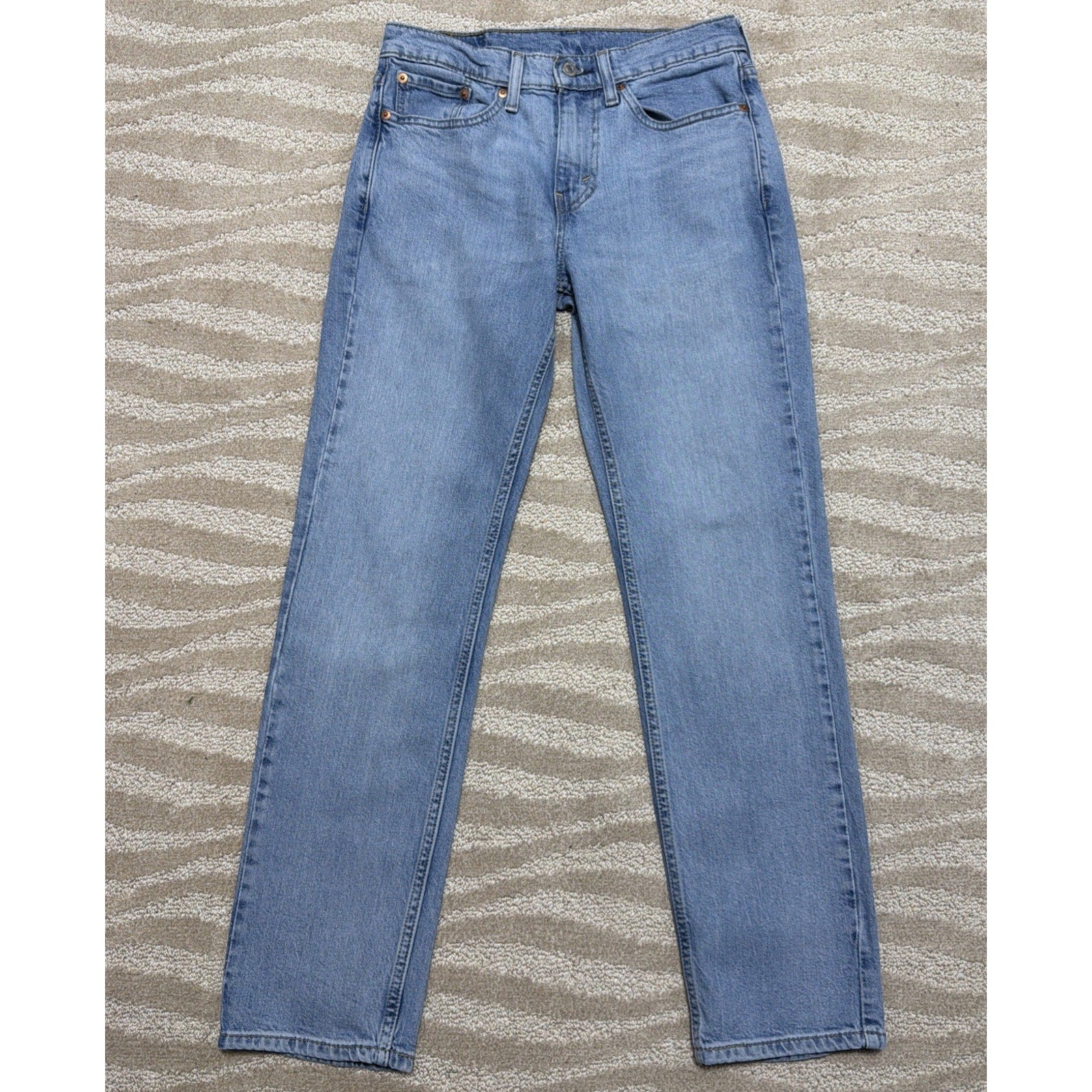 Levis 514 Jeans Men 29x30 Straight Fit Denim Stone Wash Slim Fit Stretch