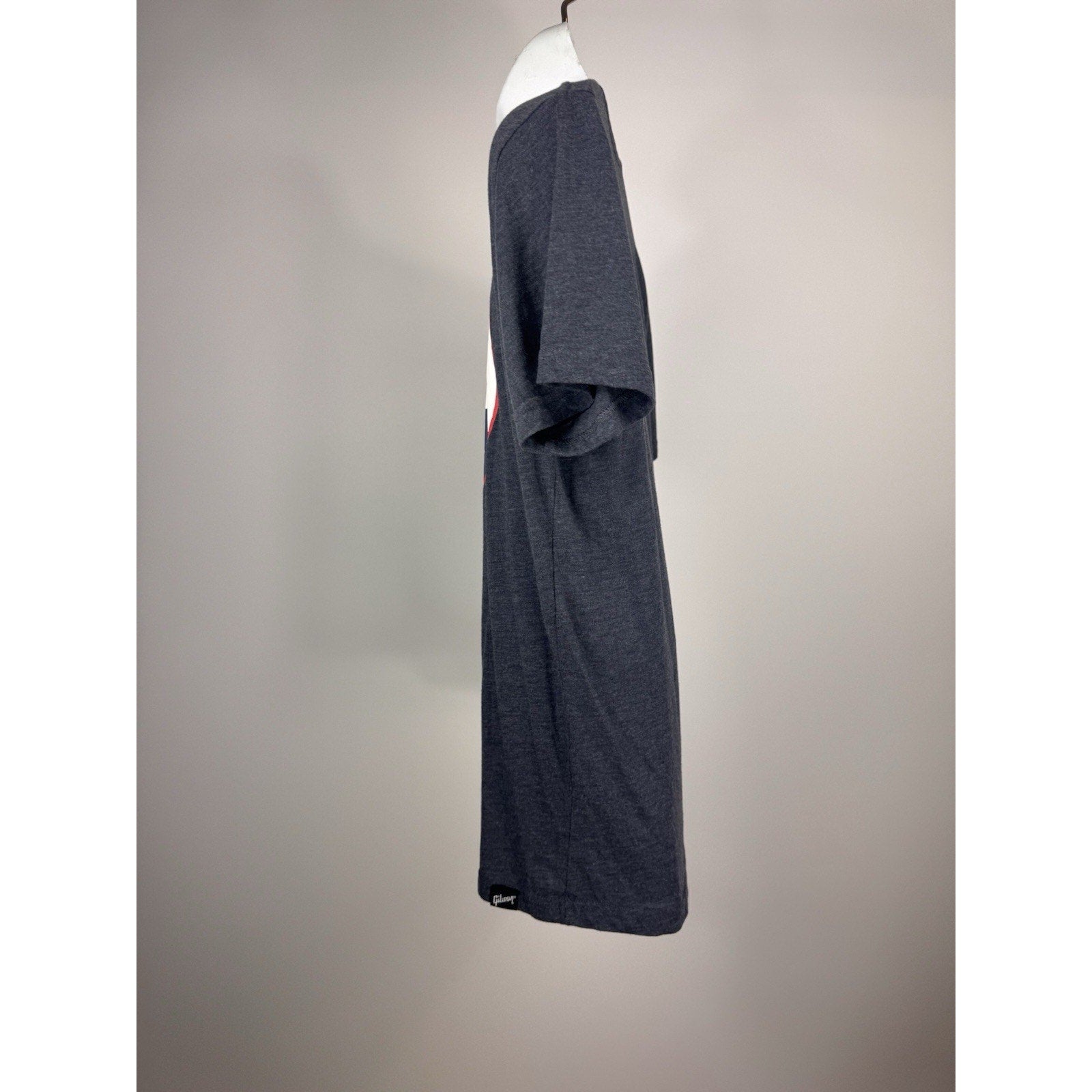 Gibson Shirt Men’s Medium Gray Nashville Guitar Unisex T-shirt Logo