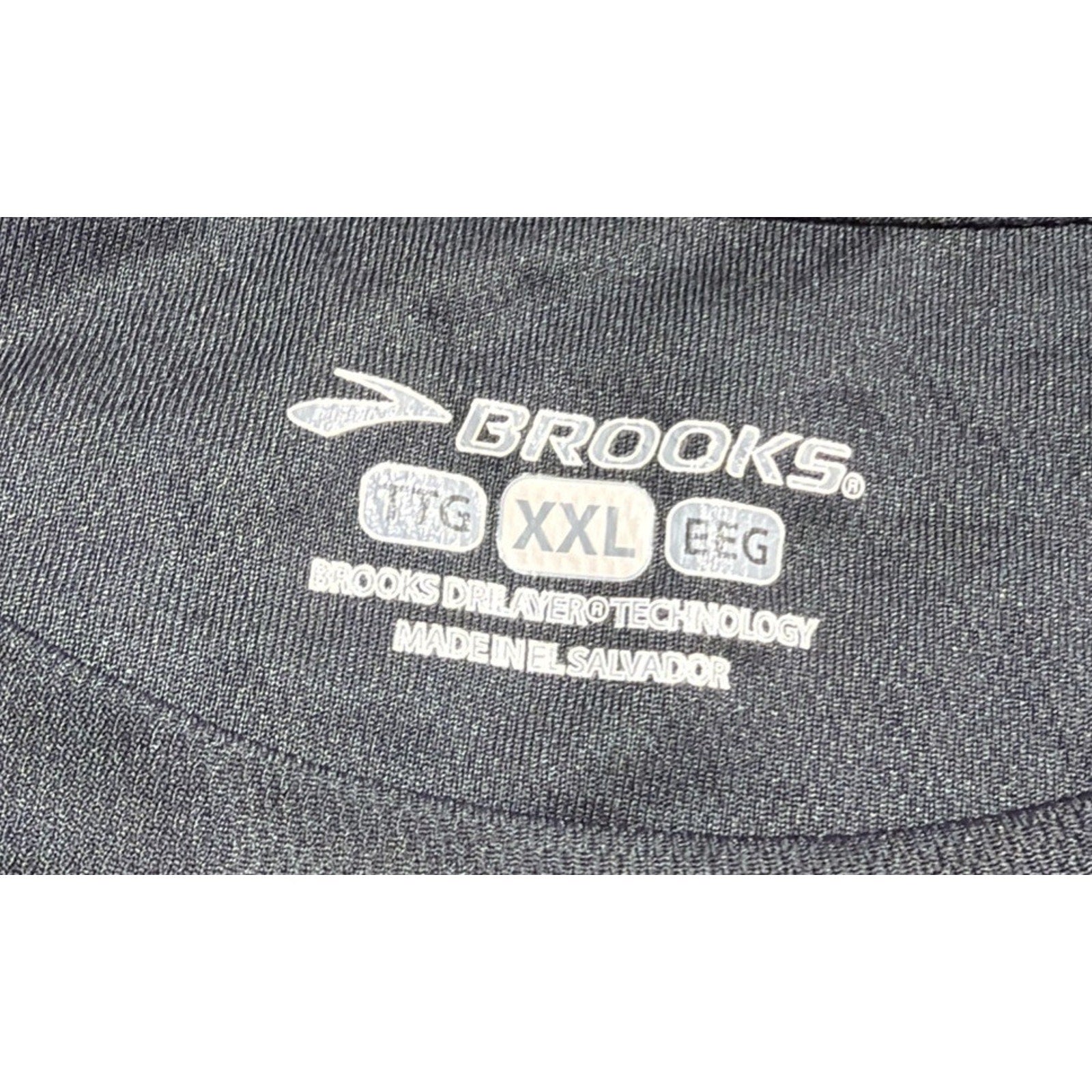 Brooks Dri Layer Men's Performance Running Tee Black XXL Memphis Breakaway Run