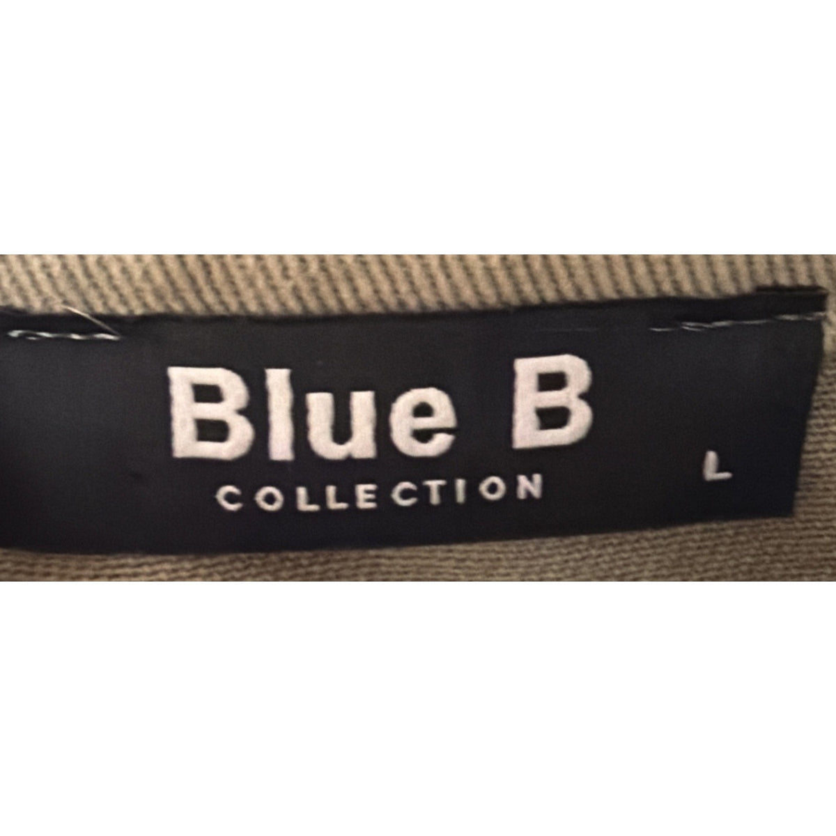 Blue B Womens Studded Fringe, Oversized, Denim Jacket Size Large