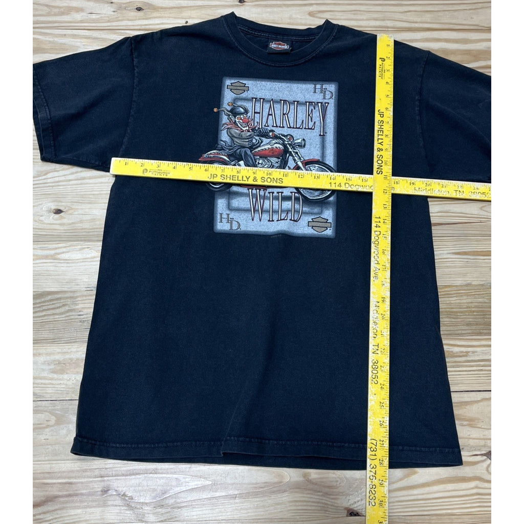 Vtg Harley Davidson Motorcycles Black T-Shirt Men's L Harley Wild 2006 Made USA