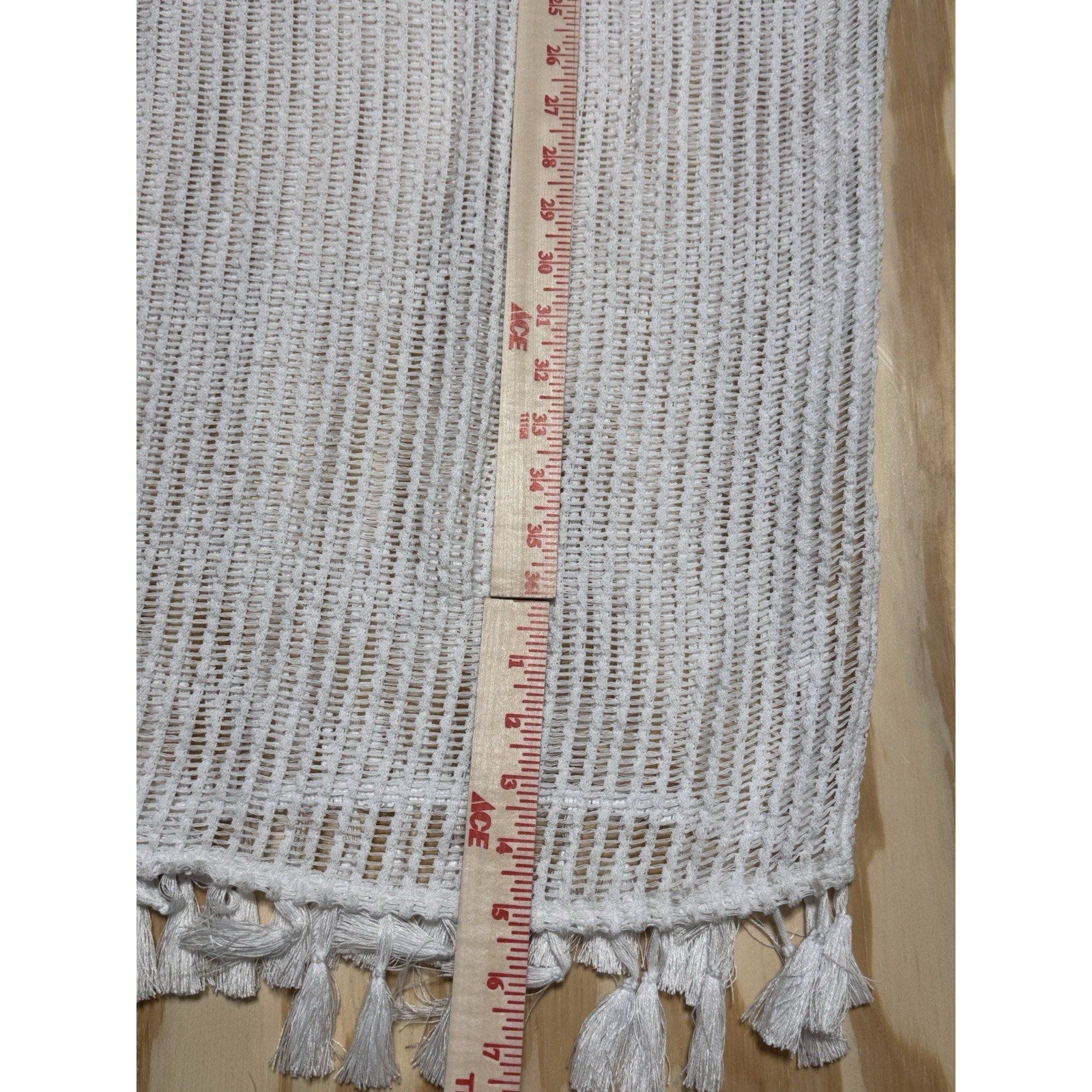 Time and Tru Women's White Striped Button Up Dress Size L