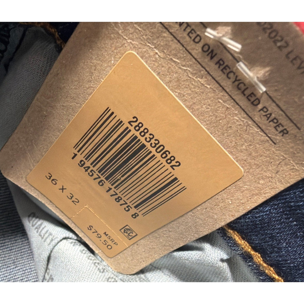 Levi’s 512 Slim Taper Stretch Denim Jeans Men’s Size 36x32 NWT