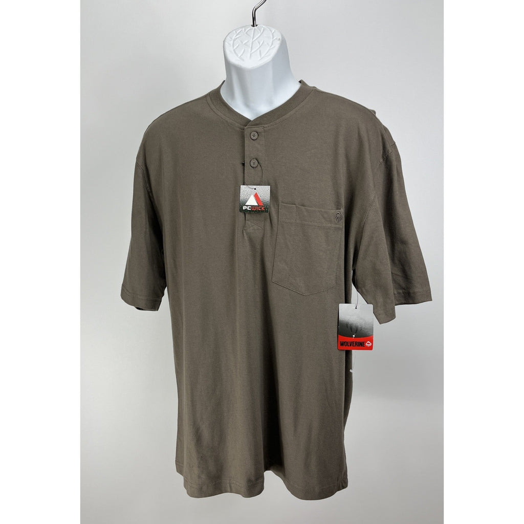 NWT Wolverine PC Wick Renegade Hly SS Gravel Pocket T Shirt Size Medium