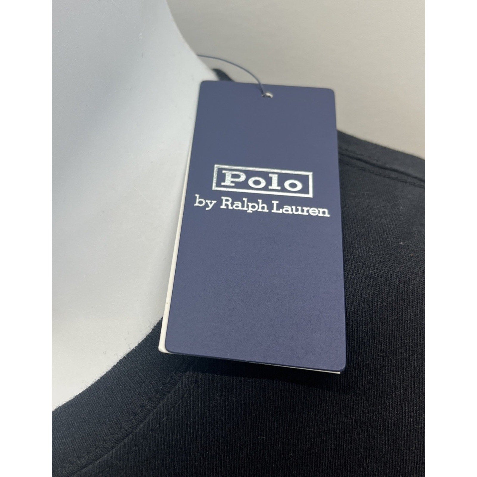 NWT Polo Ralph Lauren Shirt Mens Small Black Pony Round Neck Short Sleeve Cotton