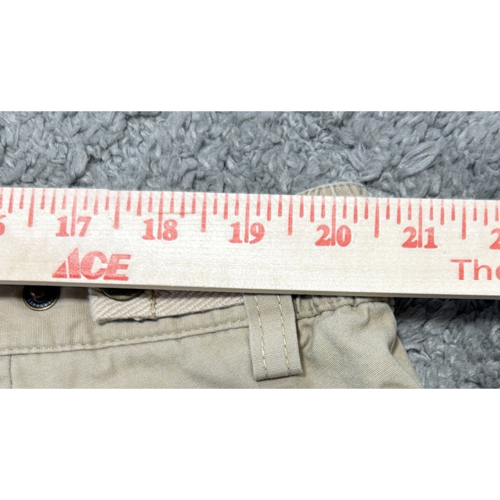 Orvis Cargo Pants Mens 42 Khaki Cotton Hiking Utility Outdoor Workwear Pockets