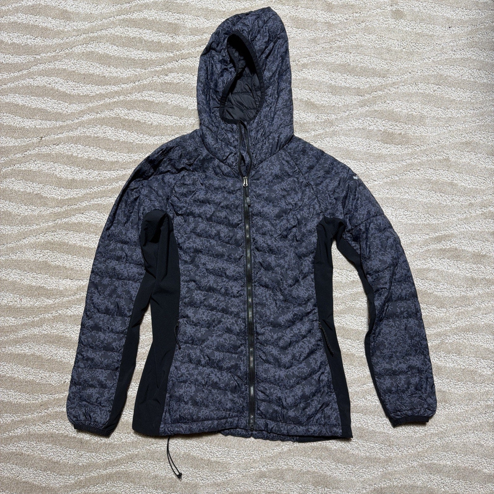 Columbia South Valley Hybrid Light Insulated Jacket Puffer Women’s M Grey Black