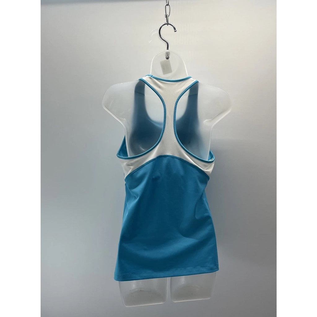 Lauren Ralph Lauren Performance Tank Top Womens M Blue Racerback Mesh