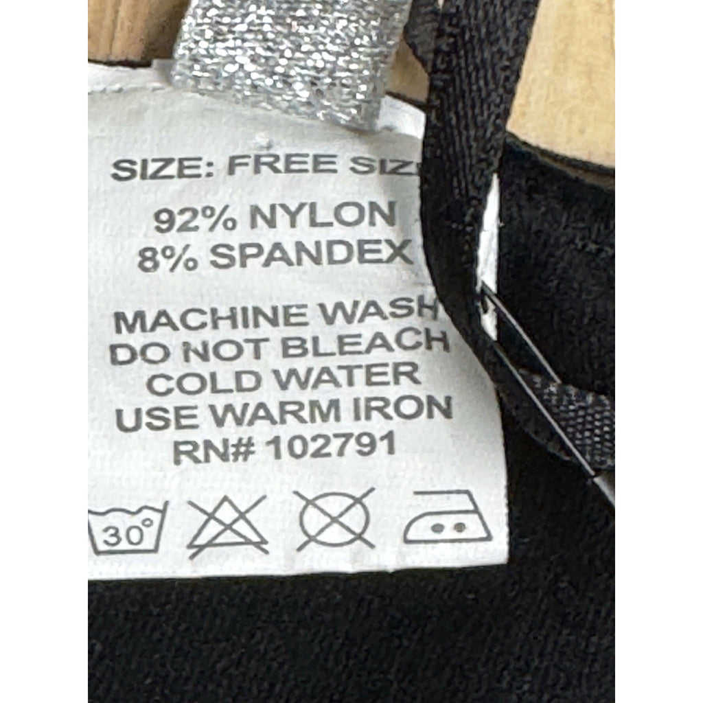 True Rock Women's Lace Sleeveless Black Tank One Size Stretch Black