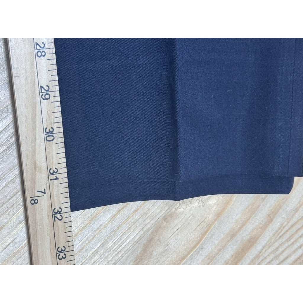 Murphy & Hartelius MH Austin Pilot Aviation Dress Pants Mens 34R Navy Blue Slack