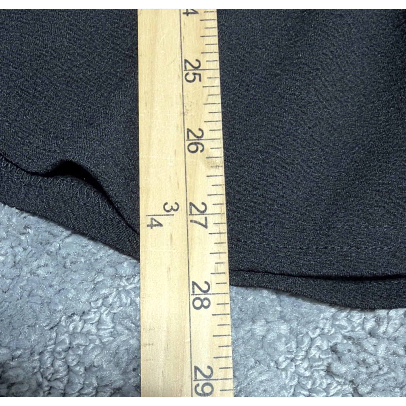 Pretty Little Thing Black Wrap Detail Mini Dress Size 10