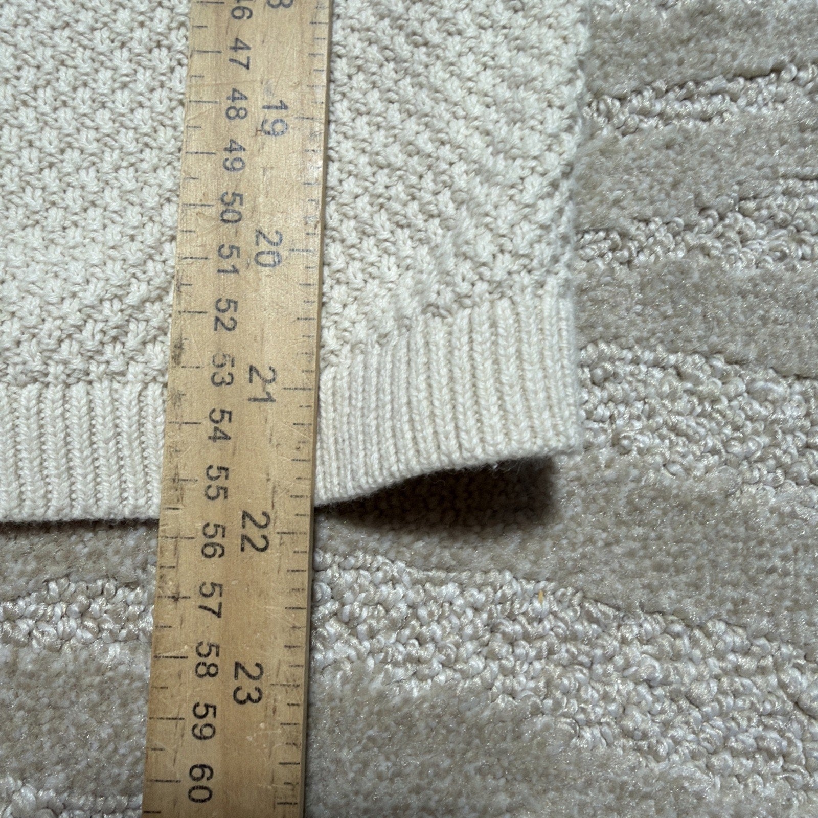 Ann Taylor Loft Button Shoulder Detail Sweater Ivory Sz Small Petite