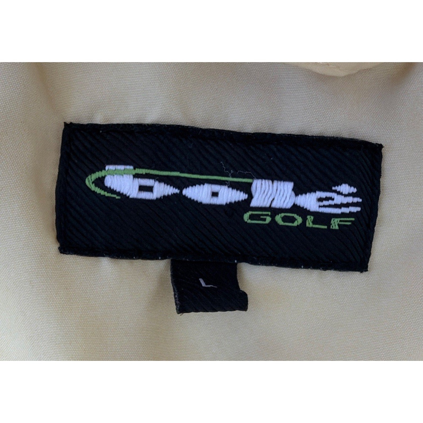 Bolle Golf Mens Yellow Lined Pullover 1/4 Zip Windbreaker Sz L