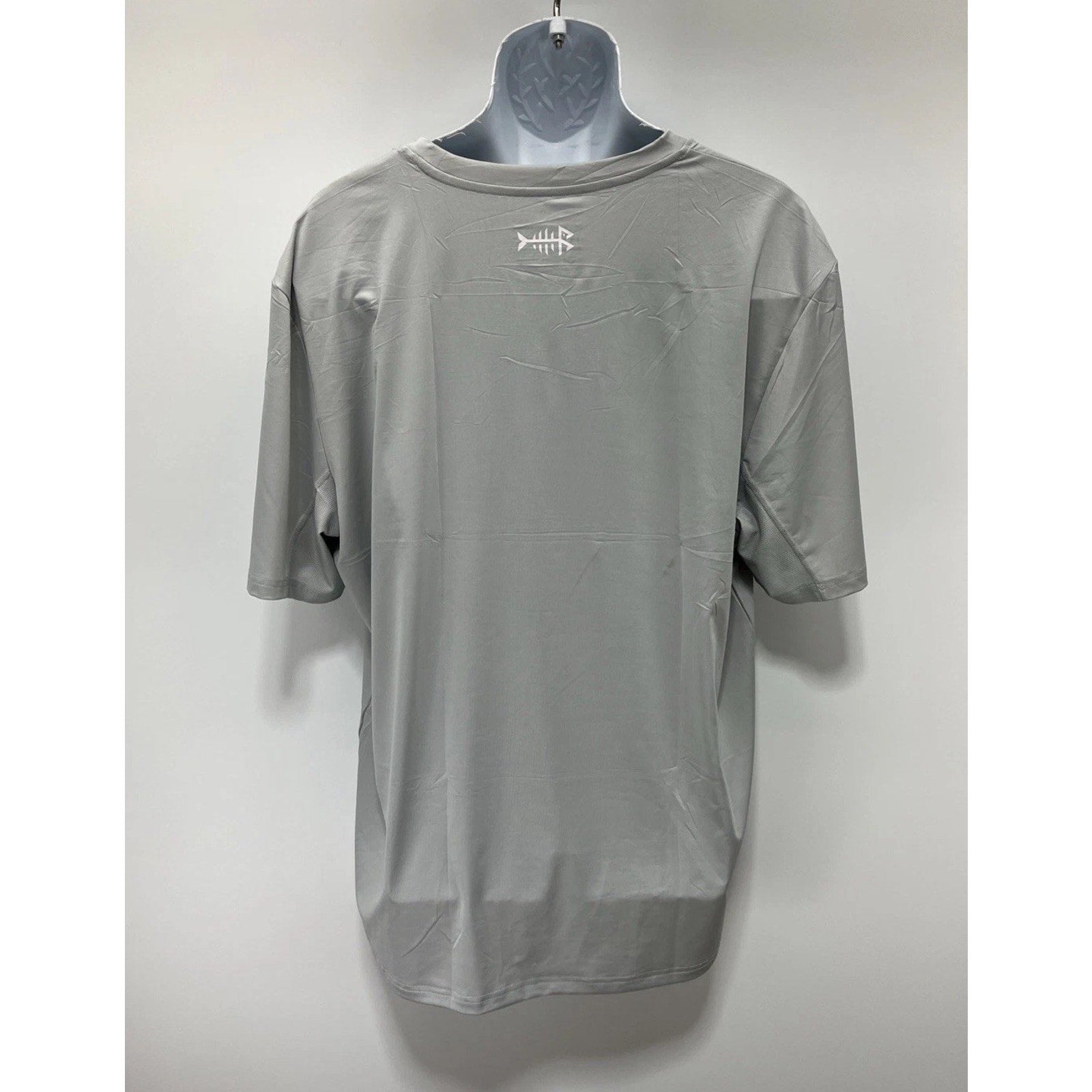 Bassdash Mens UPF 50+ Short Sleeve Fishing Shirt Gray Size 2xL