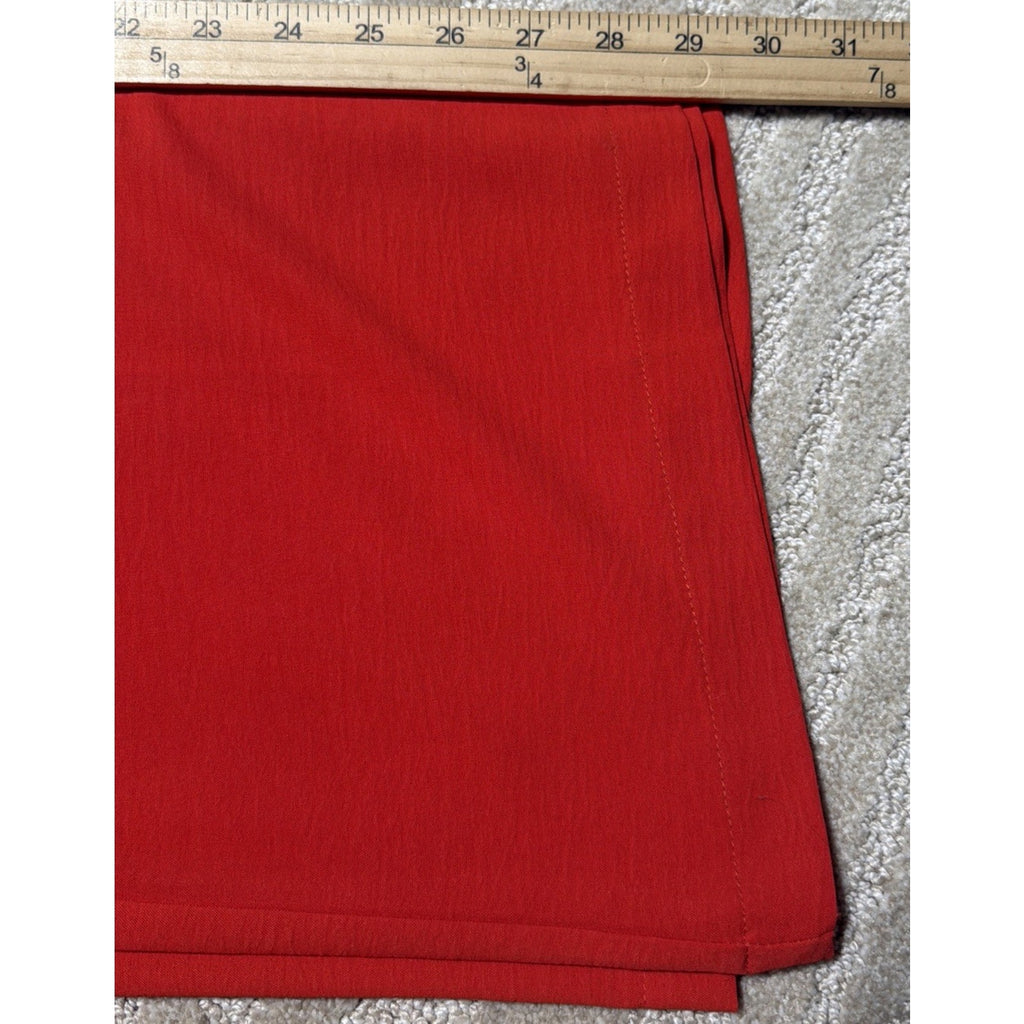 Ee:some Women’s Red Wide Leg Romper Jumpsuit Size Large Pockets Stretch NWT