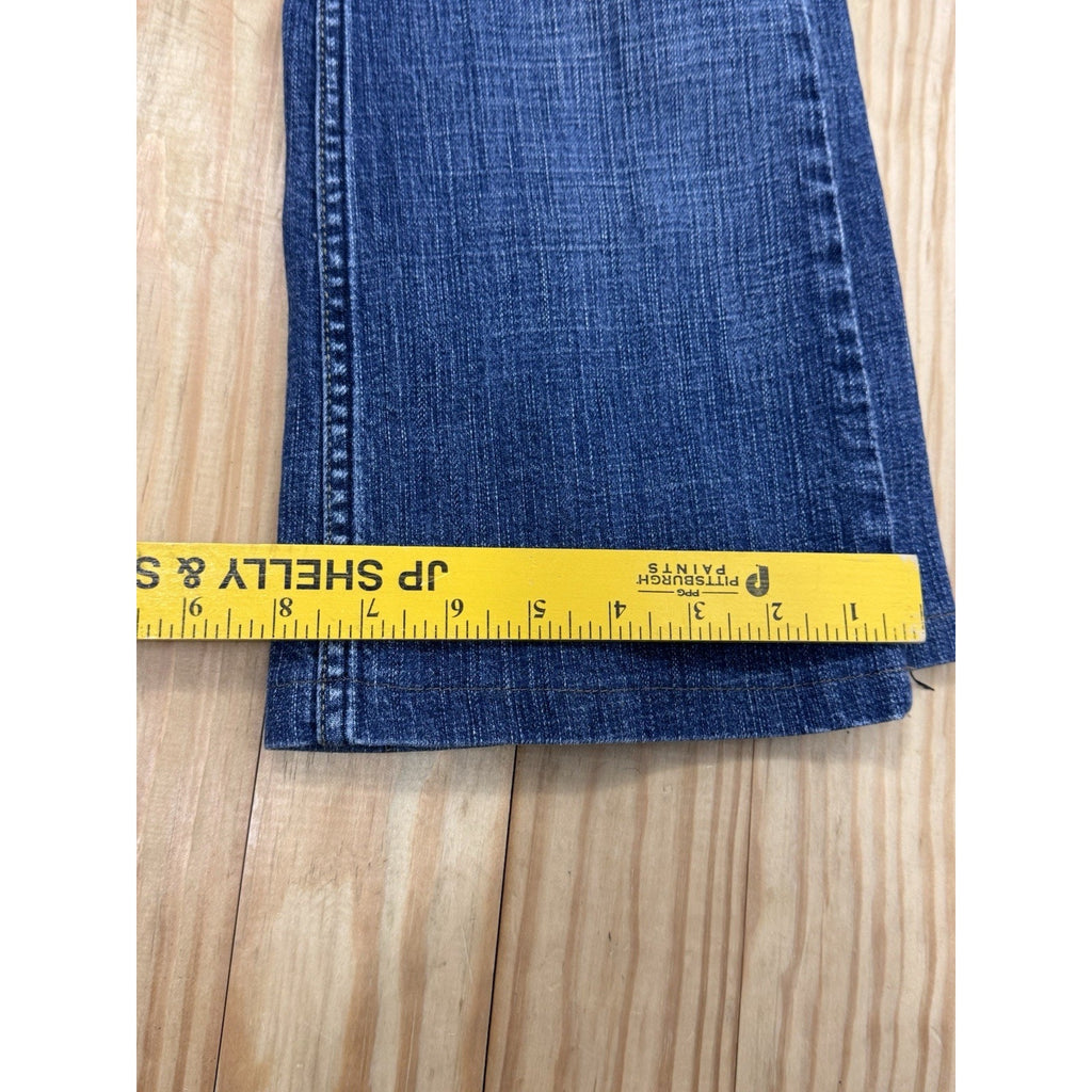 Signature by Levi Strauss and Co. Womens Low Rise Bootcut Jeans Size 8 Hemmed 26